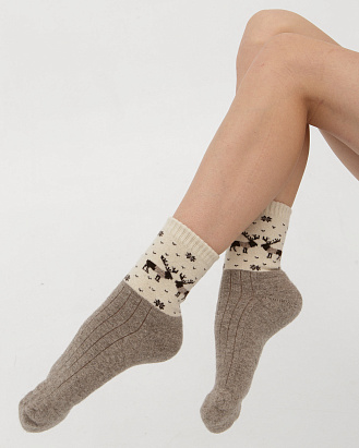 Теплые носки из 100% шерсти